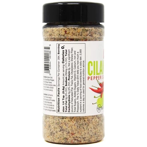 Muối Ớt Tiêu Ngò Chanh Badia Cilantro Lime Pepper Salt - Kosher, Chai 226.8g