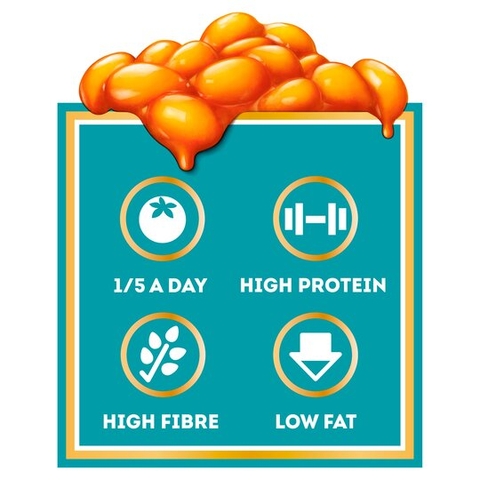 Đậu Hầm Sốt Cà Chua Đóng Hộp Heinz Beanz in a Rich Tomato Sauce, Lon 415g