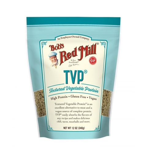Đạm Thực Vật Bổ Sung Proten Và Axit Amin Textured Vegetable Protein TVP Bob's Red Mill, Gói 340g, 12 Oz.