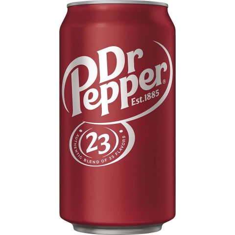 Nước Ngọt Có Ga Dr Pepper Vị Nguyên Bản Dr Pepper Authentic Blend Of 23 Flavors, Thùng 12 Lon x 355ml (12 Oz.)