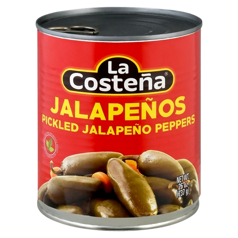 Ớt Jalapenos Nguyên Trái Đóng Hộp La Costena Green Pickled Jalapeño Peppers, Hộp 737g (26 Oz.)