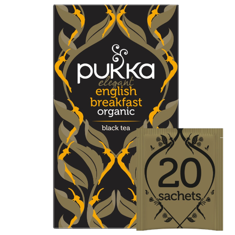 Trà Anh Quốc Hữu Cơ Thanh Lịch Pukka English Teabreak Elegant, Hộp 20 gói