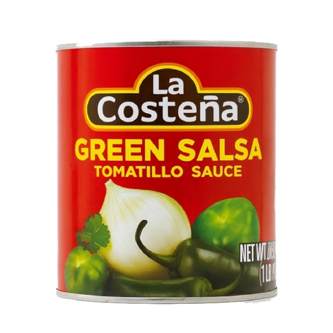 Sốt Salsa Xanh Tomatillo Mexico La Costena Green Salsa Tomatillo Sauce, Lon 2.95kg