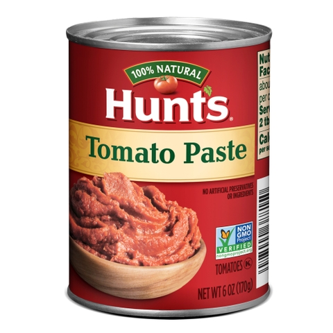 Sốt Cà Chua Đậm Đặc Hunt's 100% Natural Tomato Paste, Hộp 170g (6 Oz.)