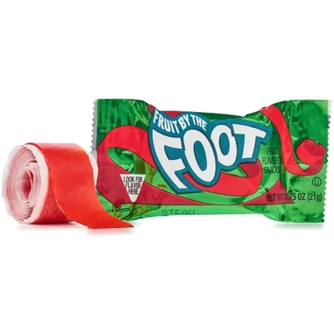 Kẹo Dẻo Cuộn Vị Dâu, Berry, Mâm Xôi Fruit By The Foot , Hộp 6 Cuộn , Hộp 128g