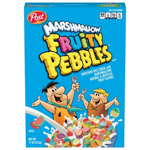 Ngũ Cốc Marshmallow Trái Cây Post Pebbles Fruity, Free Gluten, Hộp 311g (11 oz)
