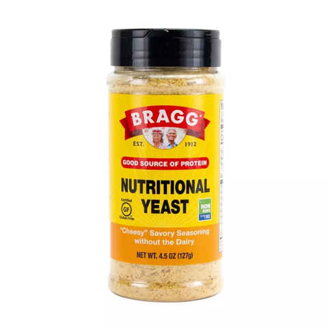 Men Dinh Dưỡng Gia Vị Dạng Bột Rắc Bragg Nutritional Yeast, Hộp 127g (4.5 Oz.)