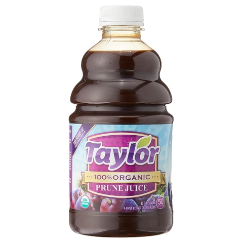 Nước Ép Mận Hữu Cơ Taylor 100% Organic Prune Juice, Chai 946 ml