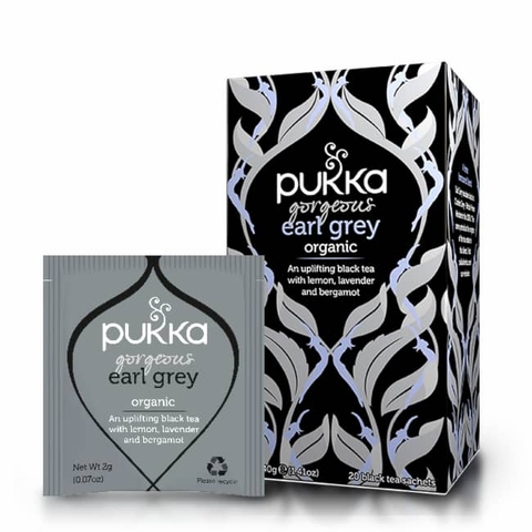 Trà Earl Grey Hữu Cơ Pukka, Hộp 20 gói