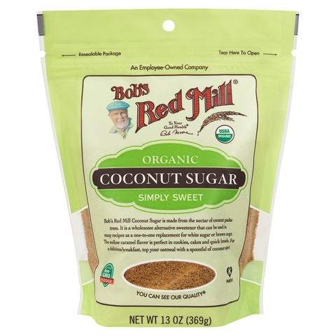 Đường Dừa Hữu Cơ Bob's Red Mill Organic Coconut Sugar, Gói 369g (13 Oz.)
