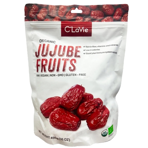 Táo Đỏ Hữu Cơ C'LaVie Organic Red Date (Loại Quả To), Gói 450g