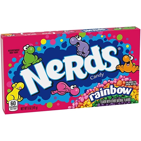 Kẹo Trái Cây Cầu Vồng Nerds Rainbow, Hộp 141g