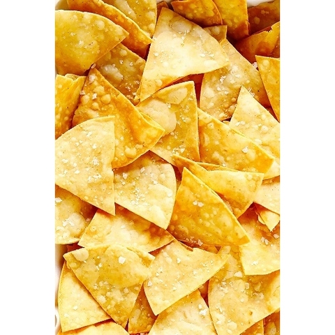 Snack Tortilla Chip Giòn Vị Muối Biển Poco Loco Tortilla Crispy Salted, Gói 200g