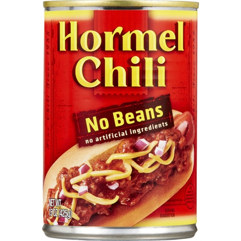 Thịt Hầm Ớt Hormel Chili With No Beans, Hộp 425g (15 Oz.)