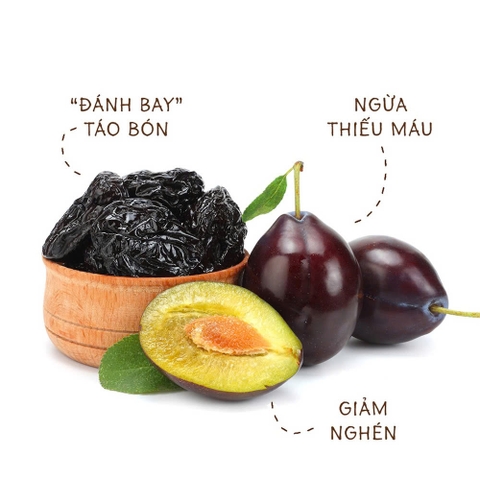 Mận Khô Tự Nhiên Không Thêm Đường Taylor Prunes Naturally Sweet, Gói 50g