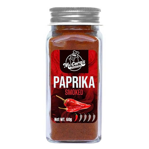 Bột Ớt Paprika Xông Khói Cao Cấp Paprika Smoke, Lọ Thuỷ Tinh 60gr