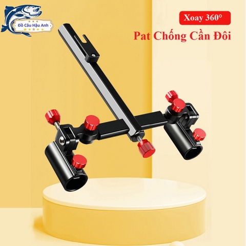 Pat Chống Cần Đôi, Pat Thùng Câu Đài, Pat Ghế Câu Đài Cao Cấp DCC15