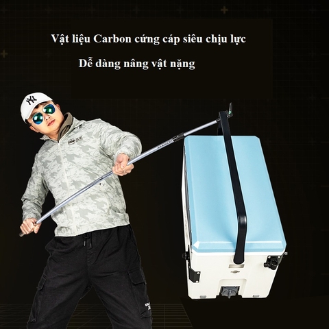 Chống Cần Câu Đài Carbon Gác Cần Câu Cá Benou Cao Cấp Sang Trọng Chất Lượng KK16
