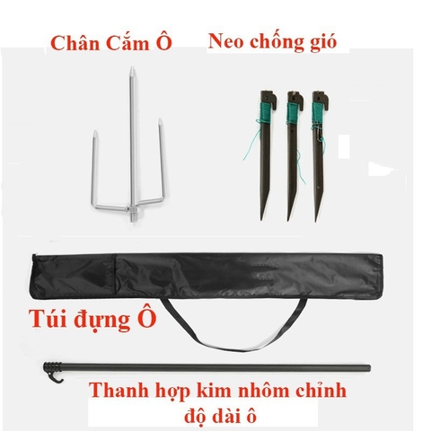 Ô Câu Cá, Ô Dù Che Nắng Che Mưa Ô Dã Ngoại Cao Cấp KK14