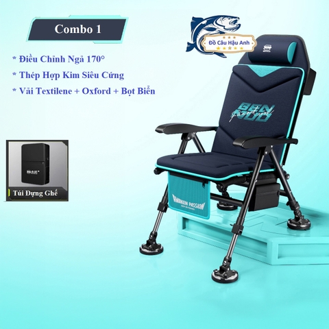 Ghế Câu Đài Săn Hàng BENNOU Hợp Kim Nhôm Cấp Hàng Không Chất Lượng Cao KK9