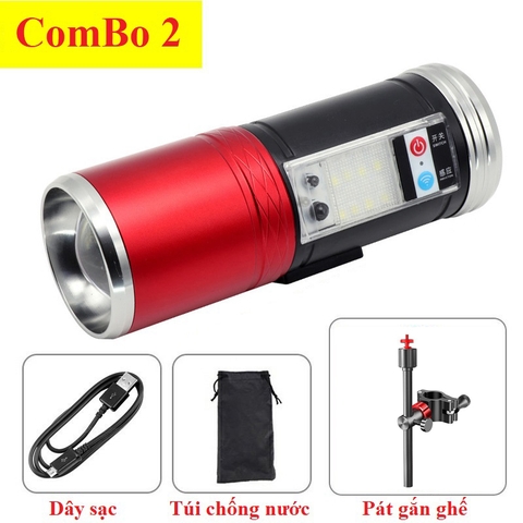 Đèn Pin Soi Phao Câu Cá 4 Màu Đa Chức Năng Tiện Dụng Đèn Pin Siêu Sáng Cao Cấp DCC8