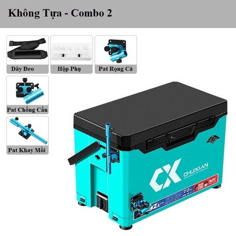 Thùng Câu Đài Chixuan Đa Năng Thể Tích 32L Kèm Phụ Kiện Nâng Cấp KK11