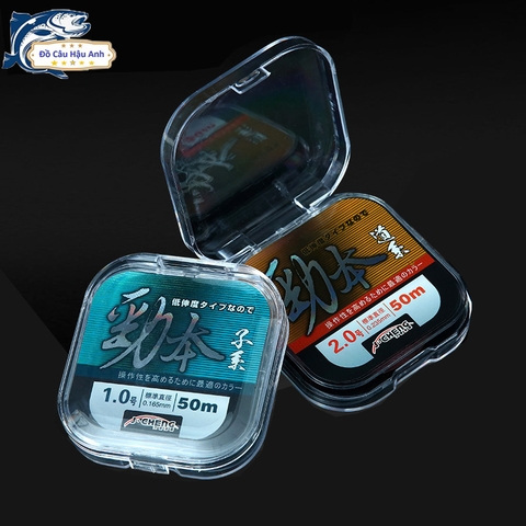 Cước Câu Cá, Cước Trục, Cước Thẻo Câu Đài J-Cheng Phủ Lớp Fluorocarbon Chất Lượng Cao DC1