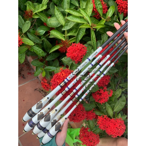 Cần Câu Tay 4H Tuý Nhất Giang Cần Câu Đài Cacbon Tặng Kèm Ngọn Phụ CC6