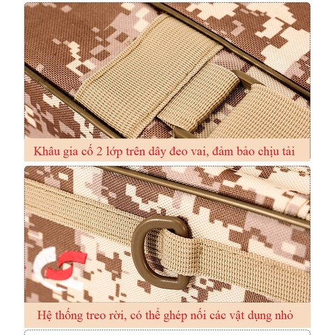 Túi Đựng Cần Câu Cá Army Camo Túi Đựng Cần Câu Đài Chống Thấm Nước Siêu Bền TDC11