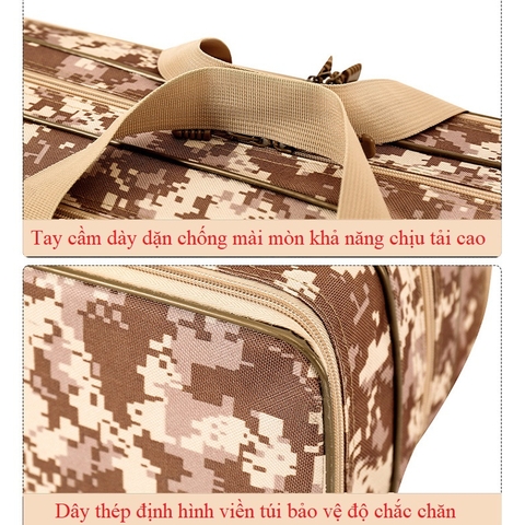 Túi Đựng Cần Câu Cá Army Camo Túi Đựng Cần Câu Đài Chống Thấm Nước Siêu Bền TDC11