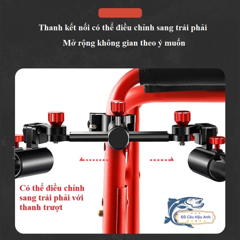 Pat Chống Cần Đôi, Pat Thùng Câu Đài, Pat Ghế Câu Đài Cao Cấp DCC15