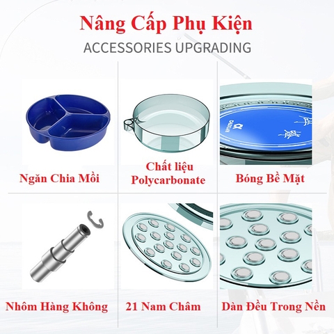 Khay Đựng Mồi Cao Cấp Chixuan Khay 3 Tầng Chuyên Dụng Câu Đài HPK10