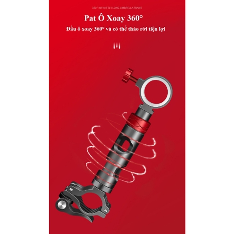 Bộ Pat Gắn Ghế Câu Đài BENNOU Xoay 360° Hợp Kim Nhôm Magie Hàng Không Cao Cấp DCC9