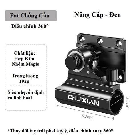 Bộ Pat Thùng Câu Đài Nâng Cấp Hợp Kim Nhôm Cấp Hàng Không DCC11