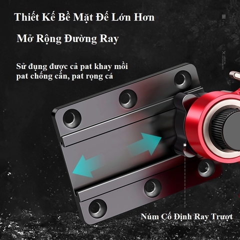 Bộ Pat Thùng Câu Đài Nâng Cấp Hợp Kim Nhôm Cấp Hàng Không DCC11