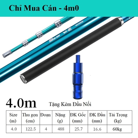 Vợt Cá Câu Đài Săn Hàng Phi Thanh Vợt Cá Carbon Cao Cấp Chịu Tải Cao KK6