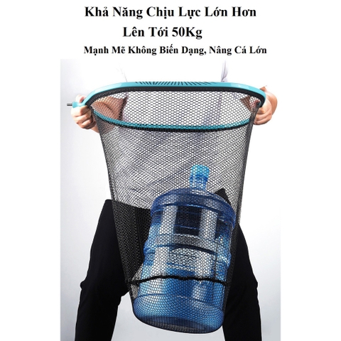Vợt Cá Câu Đài Săn Hàng Phi Thanh Vợt Cá Carbon Cao Cấp Chịu Tải Cao KK6