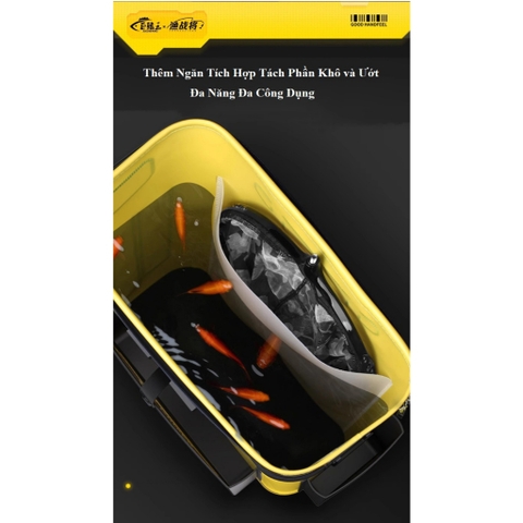 Thùng Đựng Cá Mingtu Thùng Đựng Cá Đa Năng Gấp Gọn Cao Cấp KK23