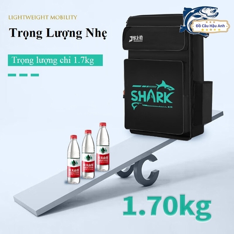 Balo Đựng Ghế Câu Đài SHARK, Túi Đựng Cần Câu Cá TDC1