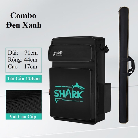 Balo Đựng Ghế Câu Đài SHARK, Túi Đựng Cần Câu Cá TDC1