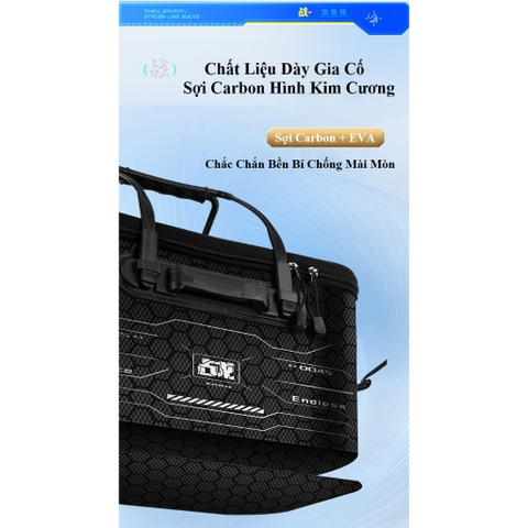Thùng Đựng Cá Gấp Gọn Thùng Đựng Cá Đa Năng Cao Cấp KK8