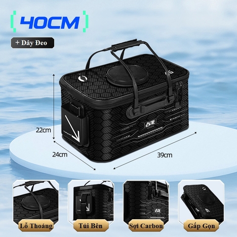 Thùng Đựng Cá Gấp Gọn Thùng Đựng Cá Đa Năng Cao Cấp KK8