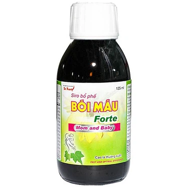 Siro bổ phế Bối Mẫu Forte Mom And Baby Tất Thành hỗ trợ giảm ho, đau rát họng, khản tiếng (125ml)