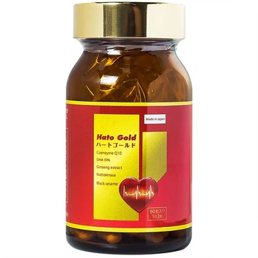 Viên uống Hato Gold Jpanwell hỗ trợ giúp trái tim khỏe mạnh (60 viên)