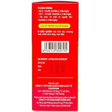 Siro Healthy New Kids hỗ trợ kích thích tiêu hóa, giúp ăn ngon (120ml)