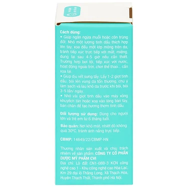 Tinh dầu bạch đàn chanh Kutieskin giúp đuổi muỗi và côn trùng (5ml)
