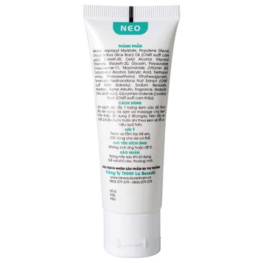 Kem Neo Hebe Effective Whitening Cream Labeaute giảm thâm vùng nách, vùng kín (35g)