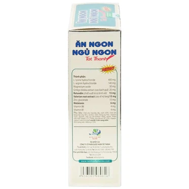 Viên uống Ăn Ngon Ngủ Ngon New Tất Thành hỗ trợ ăn ngon, ngủ ngon (30 viên)
