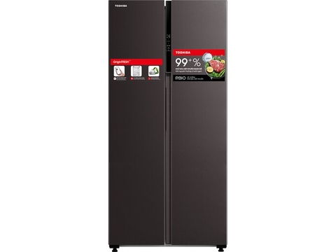 Tủ lạnh Toshiba Inverter 460 lít Side By Side GR-RS600WI-PMV(37)-SG
