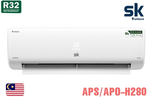 Điều hòa Sumikura 28000BTU 2 chiều APS/APO-H280